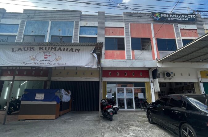 Dijual Ruko 2 Lantai Jl. Bukit Barisan